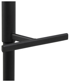 Czarny/beżowy hoker z regulowaną wysokością (wysokość siedziska 65 cm) Adisa – Actona