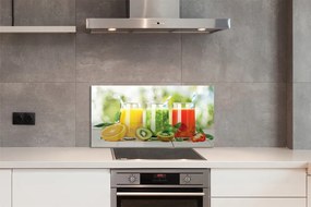 Szklany Panel Owocowy Duet Truskawki i Kiwi