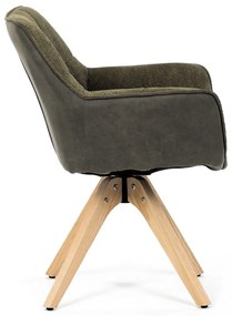 Zestaw krzeseł do jadalni HC-D7180 GRN2, 2 szt.