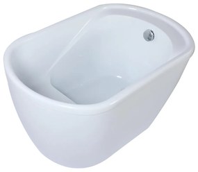 Wanna o obłym kształcie PICCOLA - 1-osobowa - 120 x 75 x wys.65 cm - kolor biały