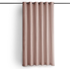 Jasnoróżowa aksamitna zasłona częściowo zaciemniająca (dimout) 140x300 cm Velto – Filumi
