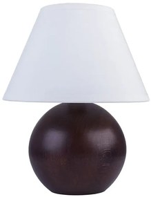 Drewniana lampka do sypialni wenge - S226 B9-D77