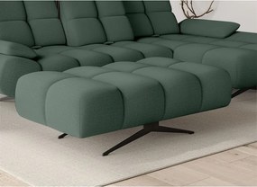 Nowoczesna pufa PRADO Soft Lux w tkaninie CURIO 37 WERSAL