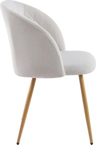 Zestaw 2 Krzese Velt Tkanina