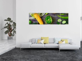 Obraz z warzywami (170x50 cm)