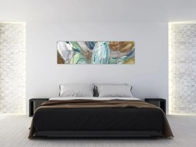 Obraz - Abstrakcyjny obraz postaci (170x50 cm)