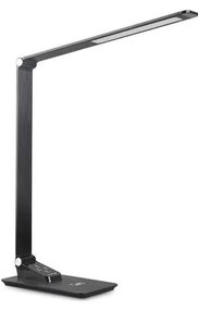 LED lampa biurkowa 7W USB 230V 3000-5500K czarna, ściemnialna