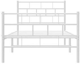 Białe łóżko dla jednej osoby 90x200 - Aretuza