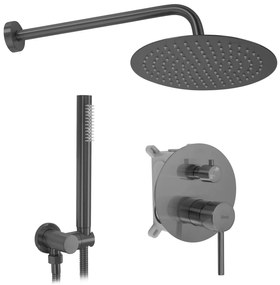 Zestaw natryskowy podtynkowy Rea Lungo Tytan + BOX