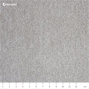 Beżowe łóżko kontynentalne ze schowkiem 180x200 cm Elva Bold Line – Bonami Selection