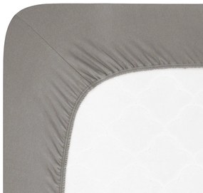 4Home prześcieradło jersey Luxury antracyt, 90 x 200 cm