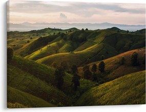 Obraz - Widok na tajskie wzgórza (70x50 cm)