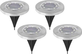 ZESTAW 4x solarnych lamp LED CLAVO LED/1xAAA 4000K IP44 300 mAh