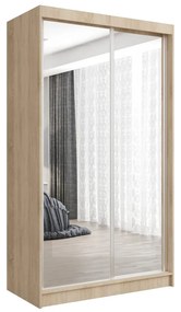 Szafa przesuwna - Debra 120 cm, dąb sonoma