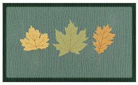 Wycieraczka 40x70 cm Autumn Leaves on Green – Artsy Doormats