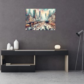 Obraz - Życie w wielkim mieście (70x50 cm)