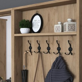 Zestaw do przedpokoju Pome White and Walnut II