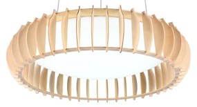 Biało-naturalna lampa wisząca LED ø 60 cm Monte – Trio