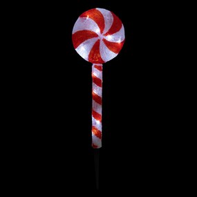 Świąteczna lampa solarna, wbijana, 65 cm