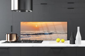 Panel Kuchenny Wzburzone Fale Oceanu