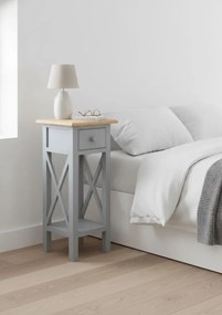 Szary stolik boczny skandynawski T5-L09