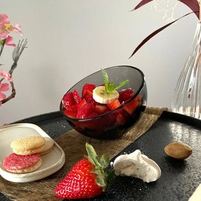 Szara misa szklana La Rochère Bubble