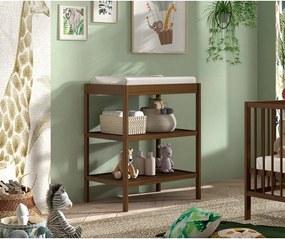 Brązowy przewijak z litego drewna bukowego Dino – Vipack