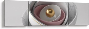 Obraz - Złota perła (170x50 cm)