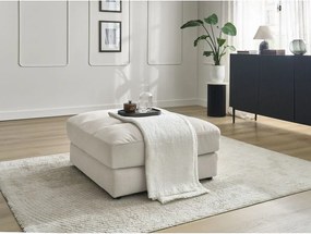 Beżowy aksamitny podnóżek Sierra – Bobochic Paris