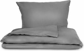 Kvalitex Pościel satynowa ciemnoszary, 140 × 200cm, 70 × 90 cm, 140 x 200 cm, 70 x 90 cm