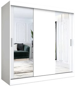 Szafa przesuwna biały mat 200 cm - Seko 6X