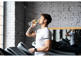 Biała szklana butelka 540 ml Fuori – Vialli Design