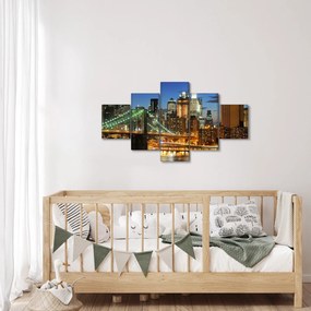 Obraz - Most z Nowym Jorkiem (125x70 cm)