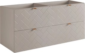 Kaszmirowa szafka wisząca 120 cm pod 2 umywalki Z3-D97