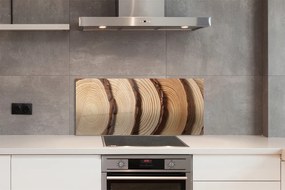 Panel nad Blat Kuchenny Plastry Drewna w Przekroju