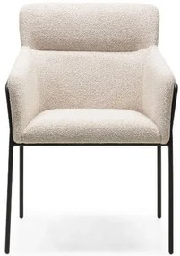 Kremowy designerski fotel HELSINKI