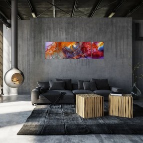 Obraz - Abstrakcyjna sztuka tuszu (170x50 cm)