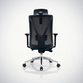 Fotel biurowy ergonomiczny ciemnoniebieski VECTOR