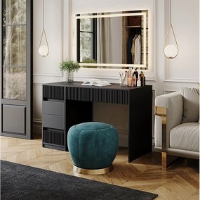 Toaletka czarny 120x55x76 omira