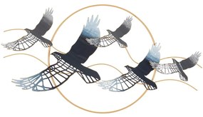 Metalowa dekoracja ścienna 91x50 cm Birds – Mauro Ferretti