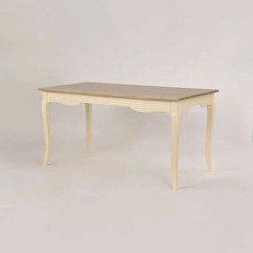 Stół 160x78x80 cm Kremowo jasnobrązowy Pesaro PE026