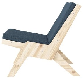 Ciemnoniebieski fotel Sway – Karup Design