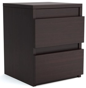 Szafka nocna WIKI z 2 szufladami Wenge
