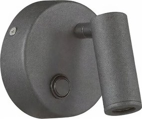 Ideal Lux - Kinkiet LED punktowy PAGE LED/3W/230V CRI 90 czarny