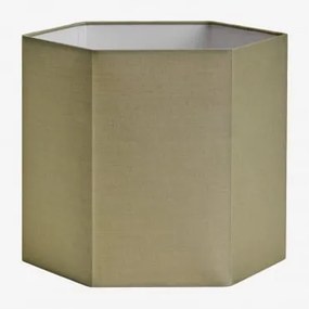 Abażur Z Tkaniny Teneryfa Salvia Zieleń & Ø30 Cm - Sklum