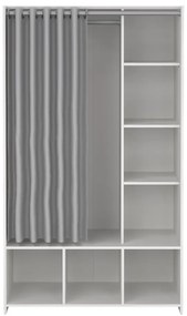 Biało-szara szafa 105x180 cm Kit – Tvilum