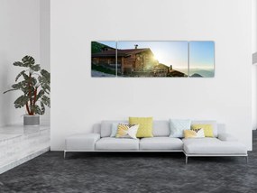 Obraz - Poranek w Alpach, Tyrol (170x50 cm)
