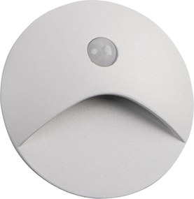 Kanlux 39123 - LED oprawa schodowa z czujnikiem EXIN 2,5W/230V 3000K IP65 biała, okrągła