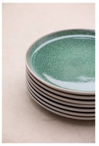 Biało-zielony kamionkowy talerz ø 27 cm Gastro White/Green – Bitz