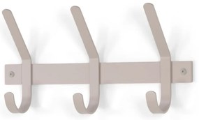 Szarobrązowy metalowy wieszak ścienny 40 cm Dexter – Spinder Design